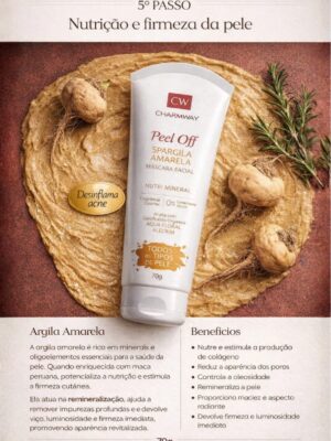 Máscara Facial SPArgila Amarela Peel Off 70g