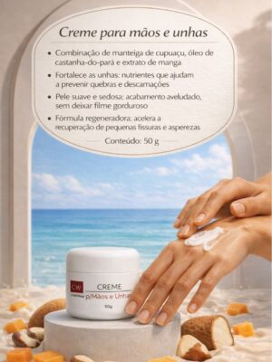 Creme para mãos e unhas 50g